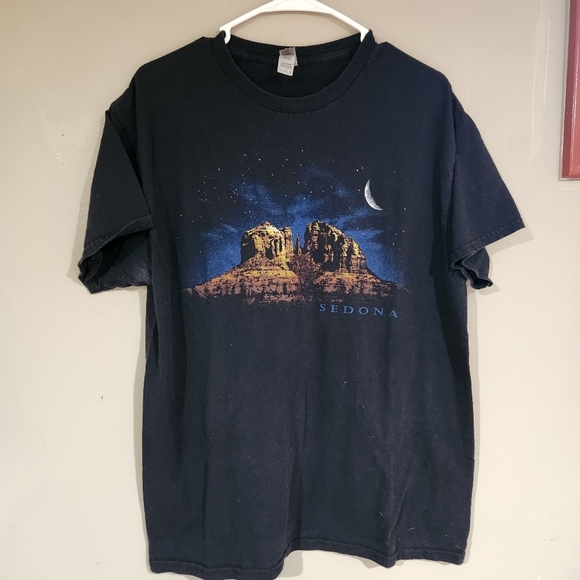 Sedona Arizona Black Tee Size L - Picture 1 of 4